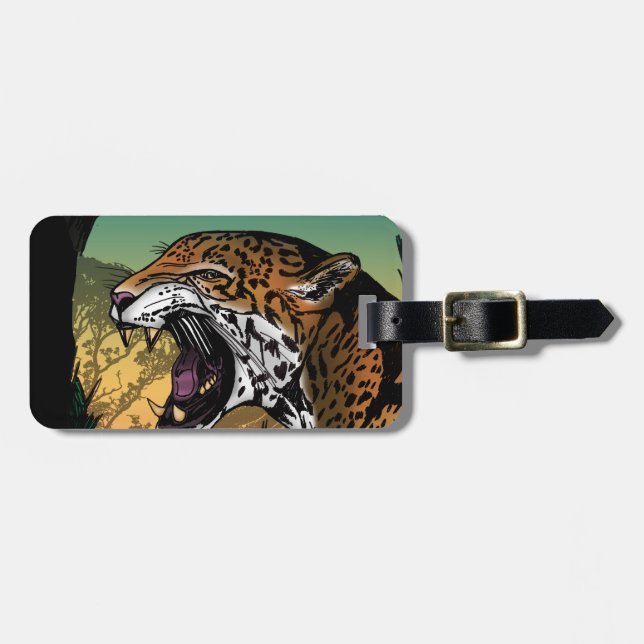 Jaguar Luggage Tag (Front Horizontal)