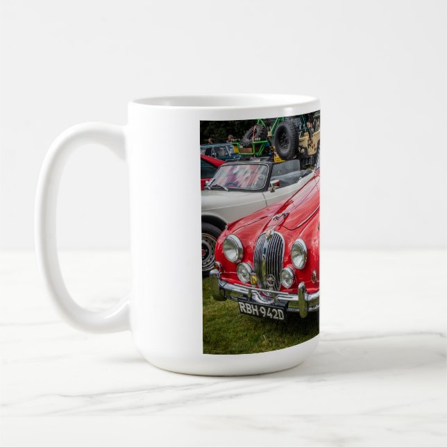 Jaguar Mark 2 luxury sports saloon car Coffee Mug (Left)