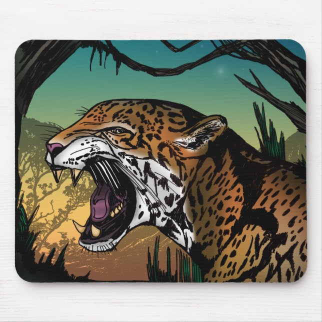 Jaguar Mouse Pad (Front)