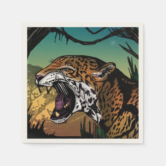 Jaguar Napkin (Front)