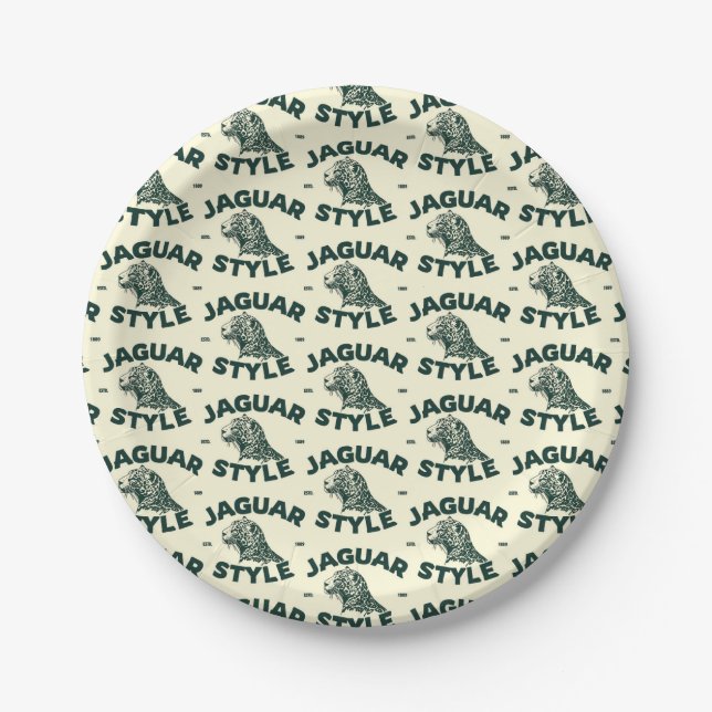 Jaguar Paper Plates (Front)