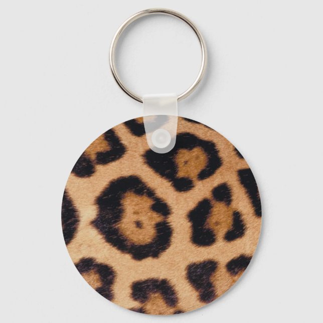 Jaguar Print Keychain (Front)