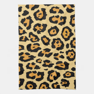 jaguar print kitchen towel