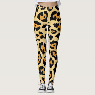 jaguar print leggings