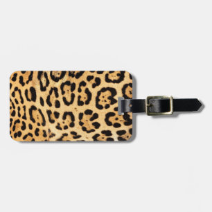 Jaguar Print Luggage Tag