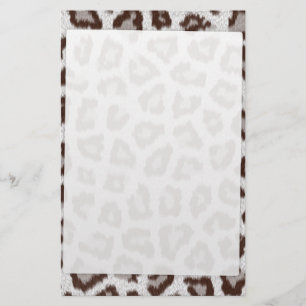 Jaguar Print Stationery