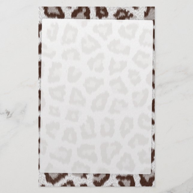 Jaguar Print Stationery (Front)