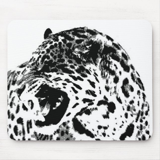 Jaguar Roaring Mouse Pad (Front)