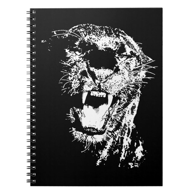 Jaguar Roaring Notebook (Front)