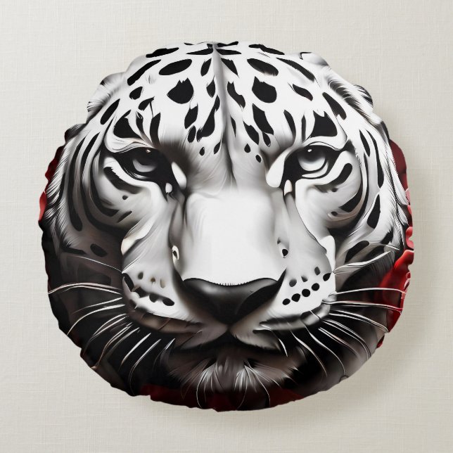Jaguar  round pillow (Front)