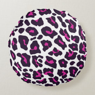 Jaguar Skin Round Pillow
