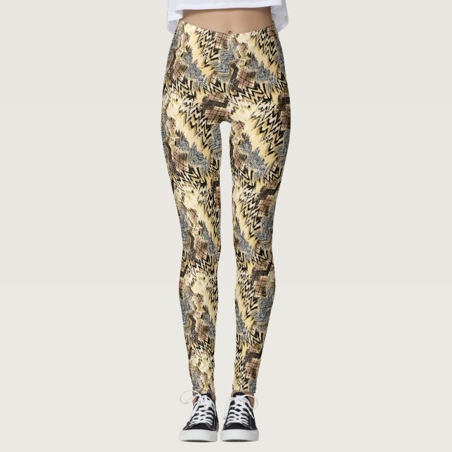 Jaguar skin, snakes leggings (Front)