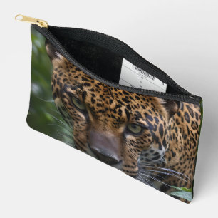 Jaguar Stalking In The Forest, Accessory Pouch