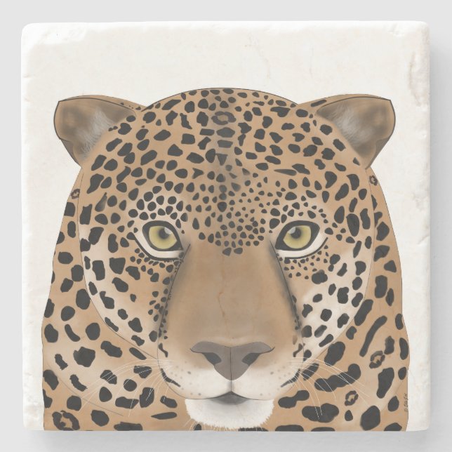 Jaguar Stone Coaster (Front)
