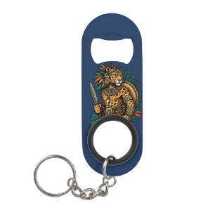 Jaguar Tribe's Brave Warrior Keychain Bottle Opener