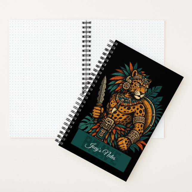Jaguar Tribe's Brave Warrior Notebook (Inside)