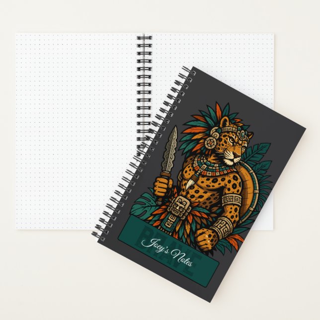 Jaguar Tribe's Brave Warrior Notebook (Inside)