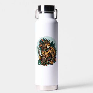 Jaguar Tribe's Brave Warrior Water Bottle
