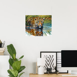 Jaguar Unframed Poster or Instant Download