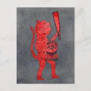 Jaguar Warrior Postcard