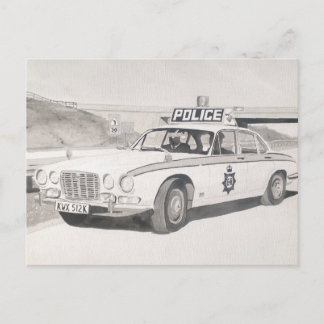 Jaguar XJ6 Postcard