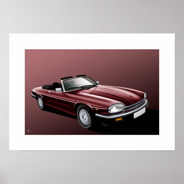 Jaguar XJ-S Convertible Poster (Front)