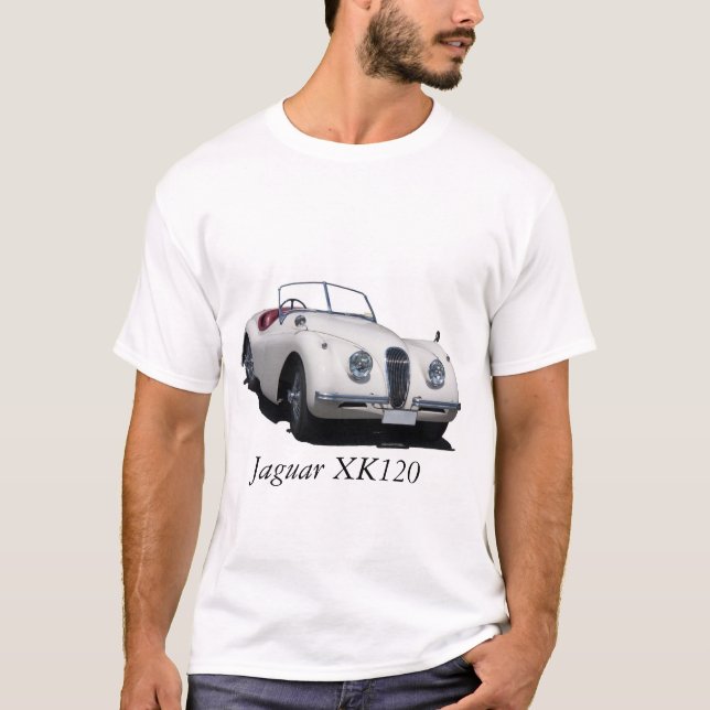 Jaguar XK120 classic car T-Shirt (Front)