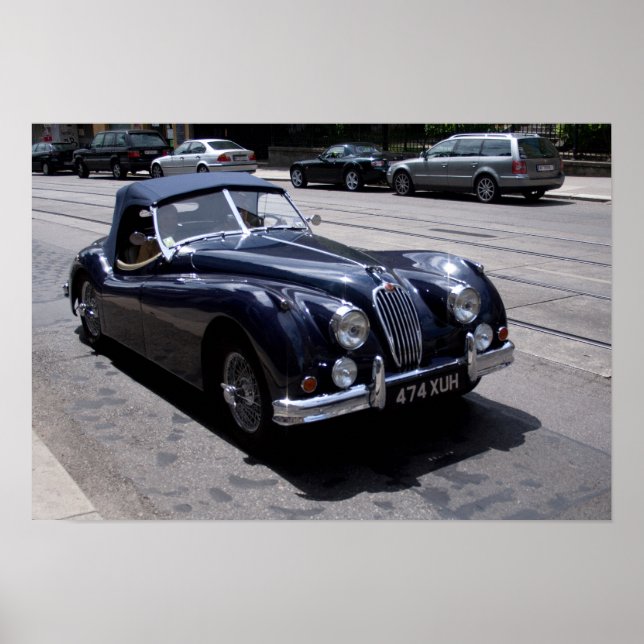 Jaguar XK 120 Poster (Front)