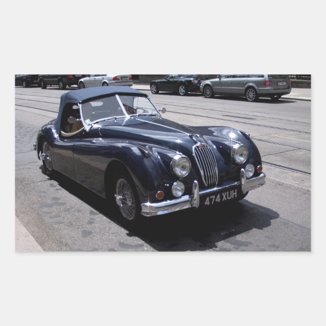 Jaguar XK 120 Sticker (Front)