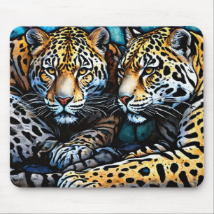 Jaguars art mouse pad