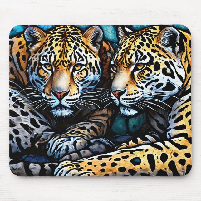 Jaguars art mouse pad (Front)