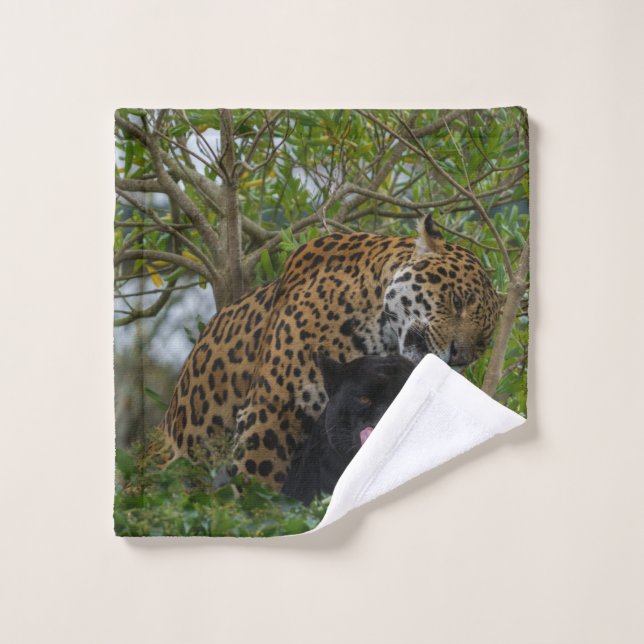 Jaguars In Love Wash Cloth (Wash Cloth)