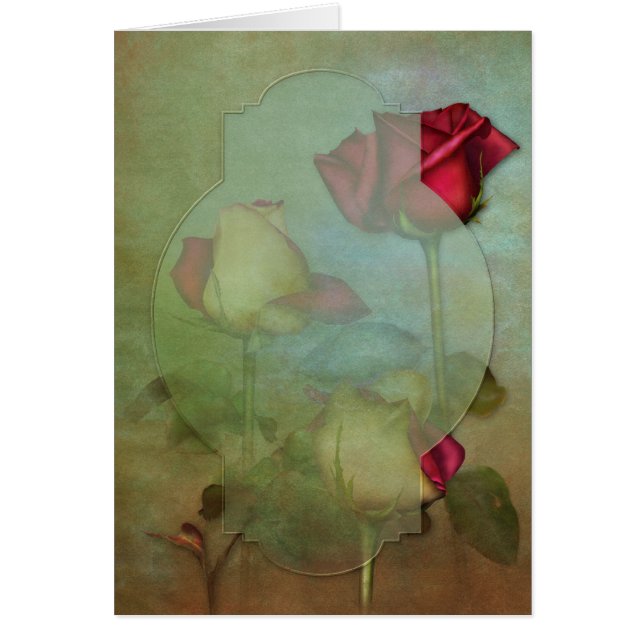 Jaguarwoman's "Summer Roses Card" (Front)