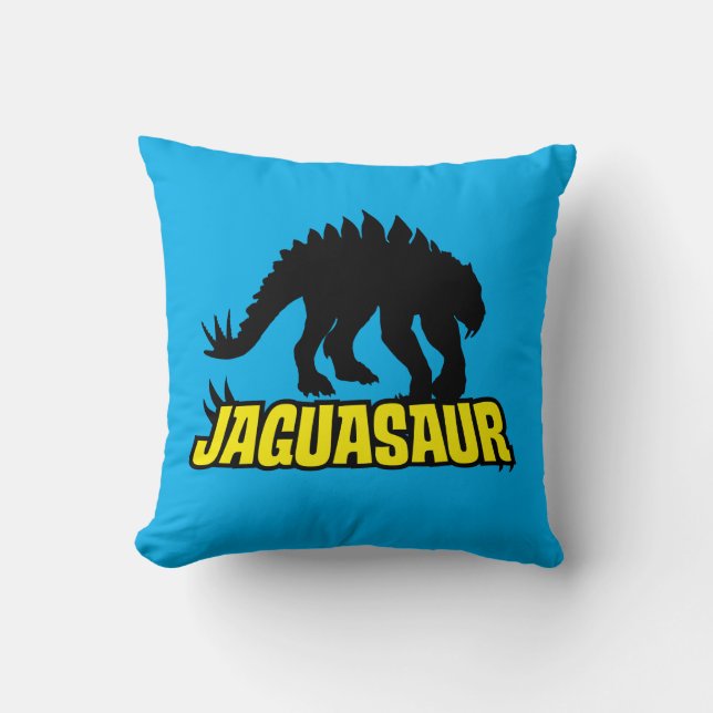 Jaguasaur Throw Pillow (Front)