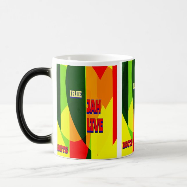 JAH LIVE /RASTA MAGIC MUG (Left)