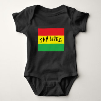 Jah Lives! Baby Bodysuit