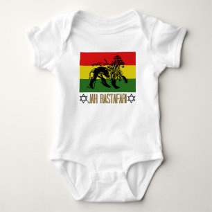 Jah Rastafari Baby Bodysuit