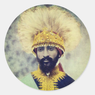Jah Rastafari Rasta Livity INI Roots Classic Round Sticker