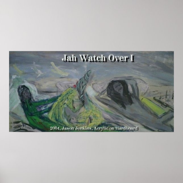JAH WATCH OVER I POSTER (Front)