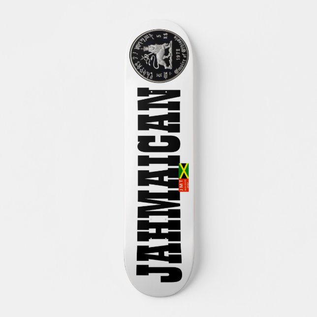 JAHMAICAN Skateboard, 7¾" Deck Skateboard (Front)
