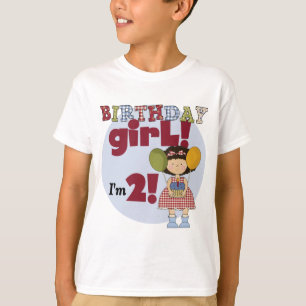 J'ai 2 T-shirts et cadeaux pour fille d'anniversai
