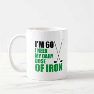 J'ai 60 Dose Quotidienne De Fer Funny Golfer Mug