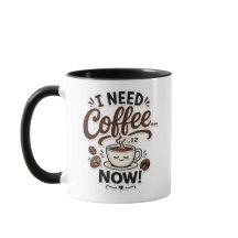 J'ai Besoin de Café MAINTENANT Mug Cadeau pour Ama
