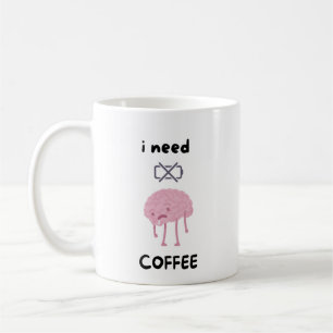 J'ai besoin de café - Mug drôle pour les amateurs 