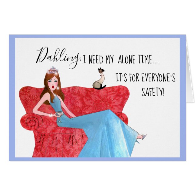 "J'Ai Besoin De Mon Temps Seul !" (Devant horizontal)