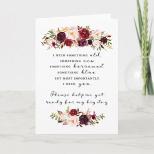 J'ai besoin de vous carte de mariage, collection