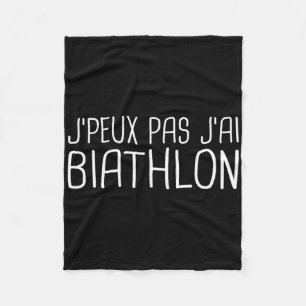 J'ai Biathlon - Gift - Humour - Original Fleece Blanket