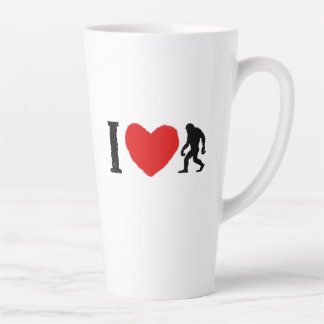 J'ai ❤️ Bigfoot Café Mug - Classique Cryptid Lover