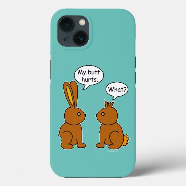 J'Ai Blessé Le Mur ! Quoi ? Coque turquoise-Mate i (Verso)