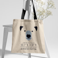 J'Ai Bravé Le Froid pour Fêter ! | Sac fourre-tout
